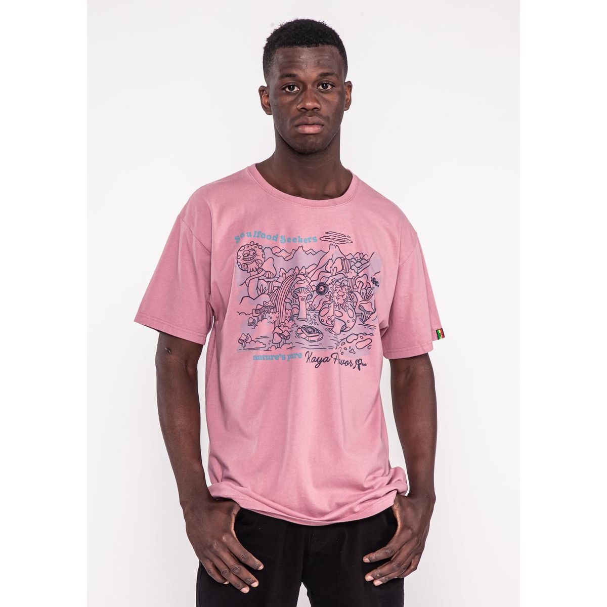 KAYA UNITE - Polera Hombre Flavor Light Pink