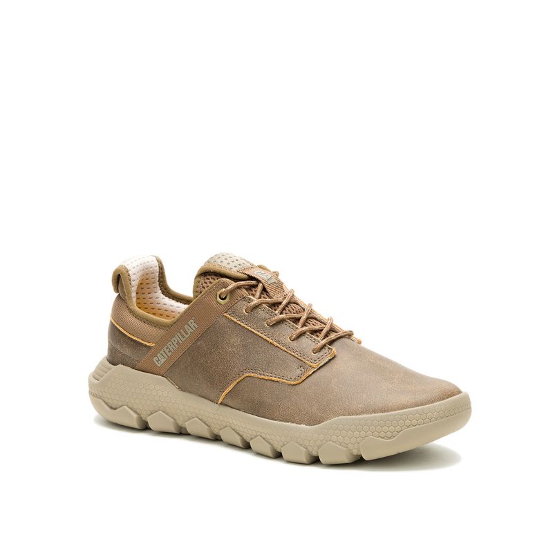 CAT - Zapatilla Cuero Hombre Hex Lite Café CAT