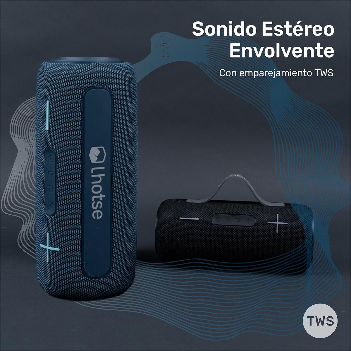 LHOTSE - Parlante Portátil Inalámbrico Bluetooth Journey - Azul