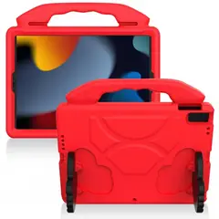 GENERICO - Carcasa Para iPad 10.2 7ma, 8va y 9na Generacion- Rojo