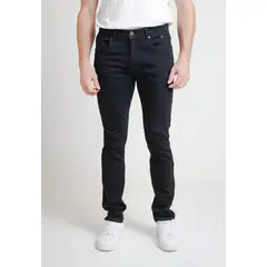TRIAL - Jeans Hombre Casual Algodón Liso Skinny Nebula Azul Marino
