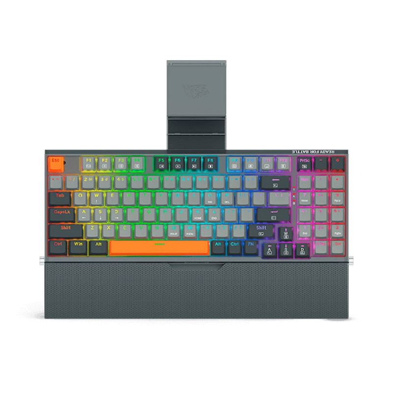 REDRAGON - Teclado Mecanico Redragon Olaf Rgb Gris Switch Red