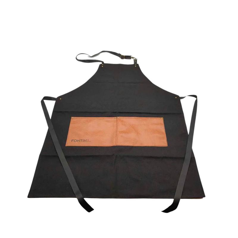 GENERICO - Pechera Delantal Asado Ajustable Fontina 60x76cm Algodon