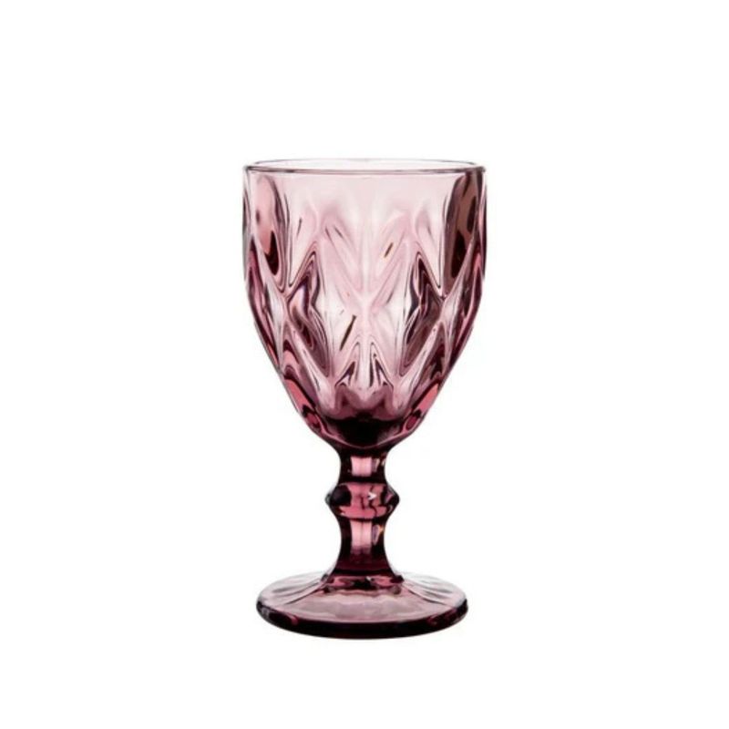 ALLEGRA - Copa Diamonds Purple de 340ml Vino Menaje Cocina Allegra
