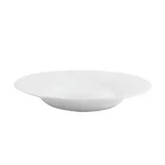 MARINEX - Plato Hondo Opaline 23cm Vidrio Resistente Blanco