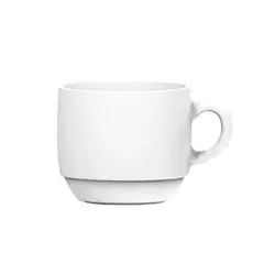 NADIR - Taza Té Opaline 240mL Cocina Vidrio Resistente Opalina