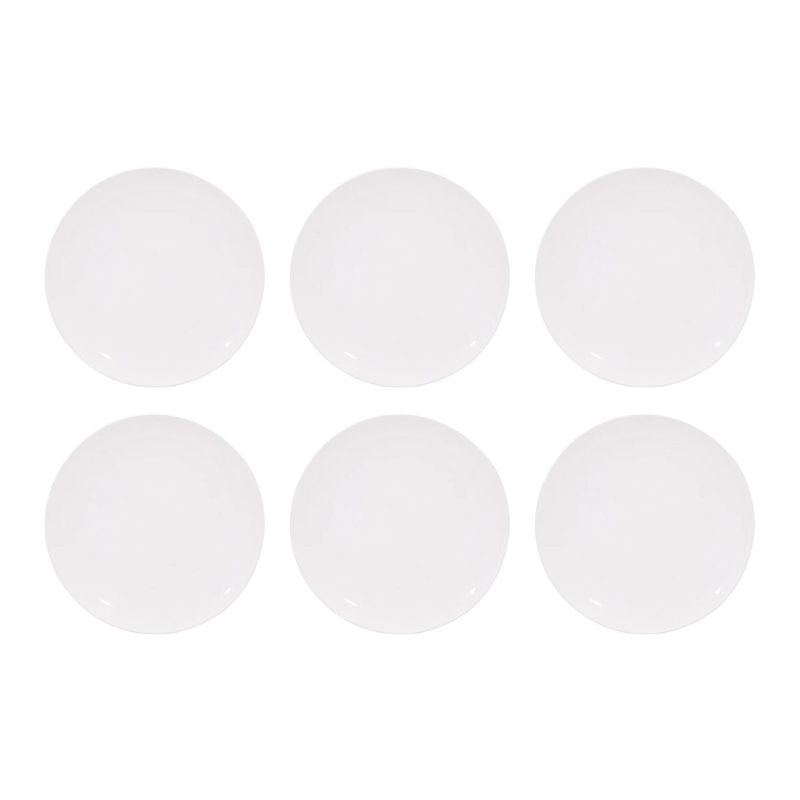 HALLEN - Set 6 Plato Presentacion Coupe 267cm Porcelana Blanca Hallen