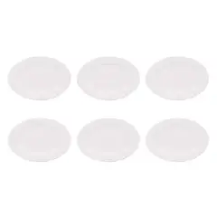 HALLEN - Set De 6 Fuentes Ovaladas 355cm Porcelana Blanca