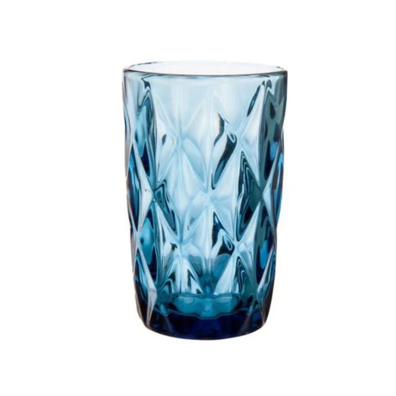 ALLEGRA - Vasos Altos Diamonds de 370mL Bebidas Menaje Cocina Allegra
