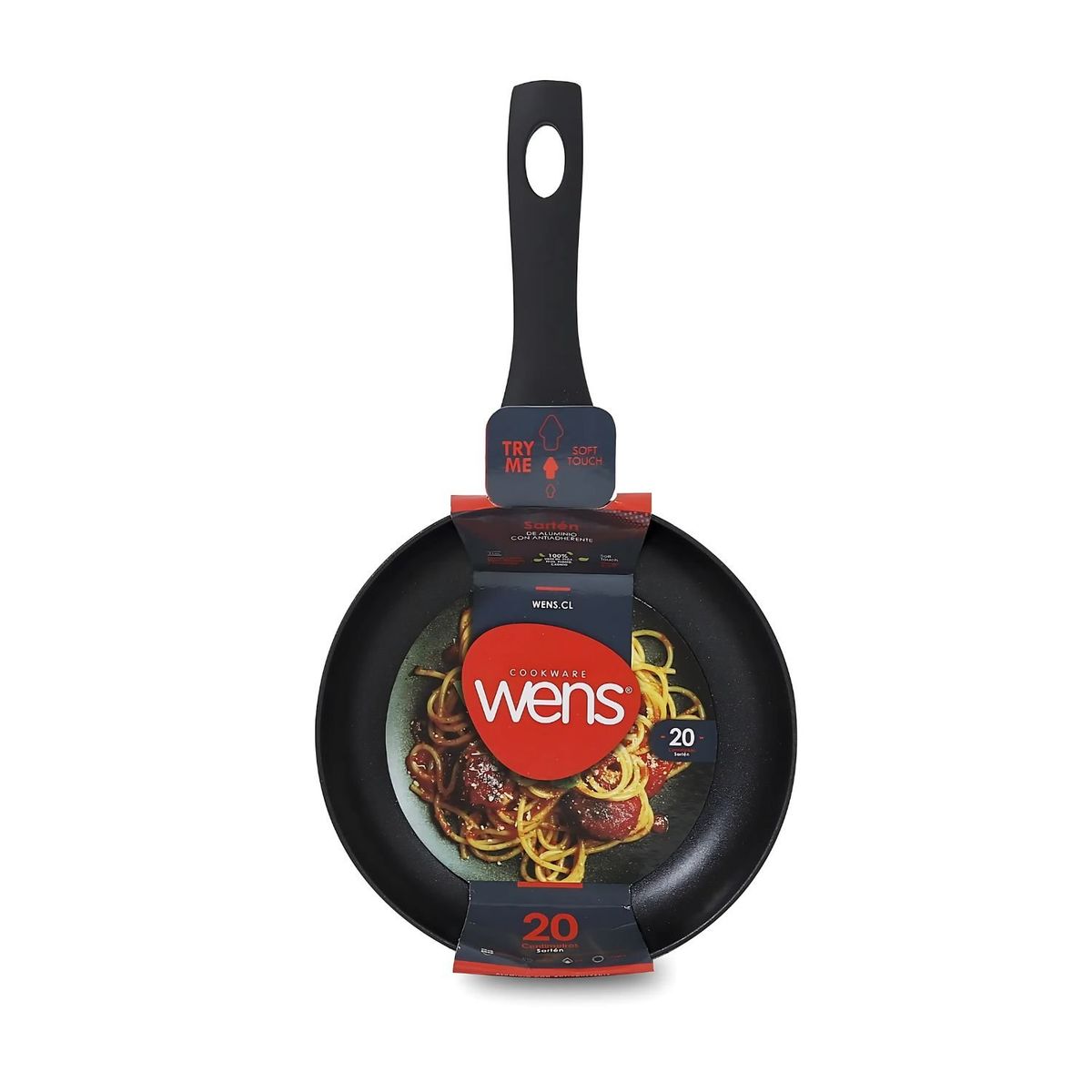 WENS - Sarten Antiadherente De Cocina Firenze 20cm Wens Negro