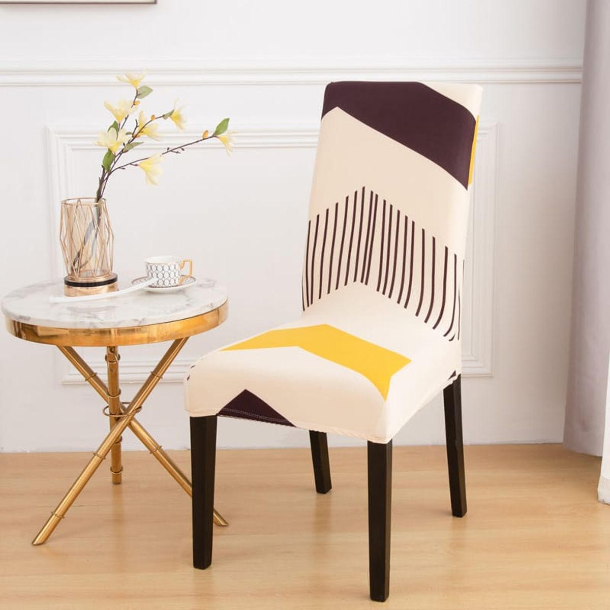 GENERICO - fundas para silla de comedor pack 6 unidades