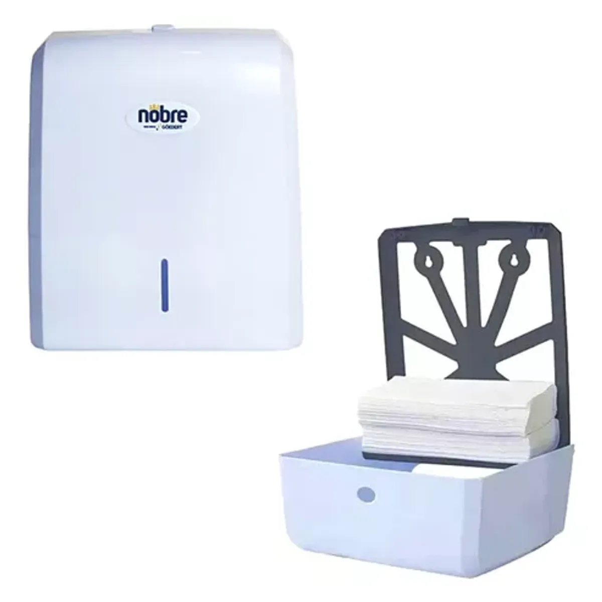 NOBRE - Disp. Papel Interfoleado Liso Corto + 400 Hojas Interf Tork