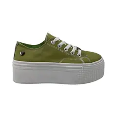 PAND G - Zapatilla Verde Plataforma
