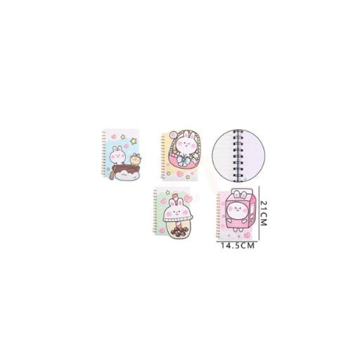 GENERICO - Libreta Conejito 60 Hojas 21 14 5 Cm