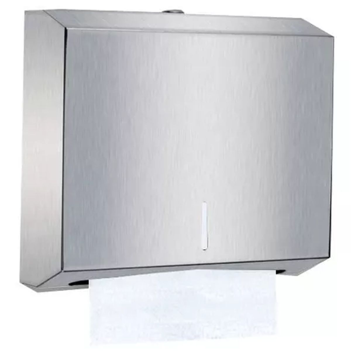 NOBRE - Dispensador De Papel Interfoliado Acero Diseño Liso Corto