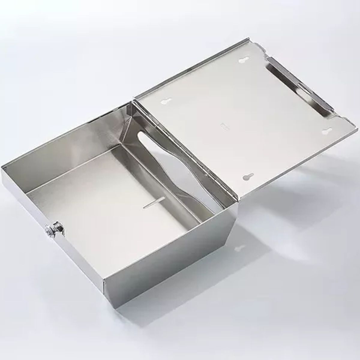 NOBRE - Dispensador De Papel Interfoliado Acero Diseño Liso Corto