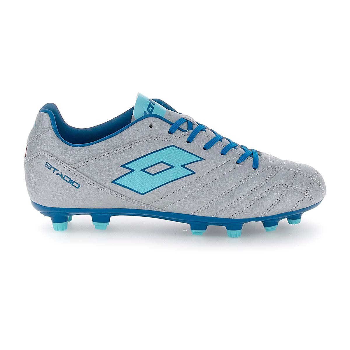 LOTTO - Zapato de Fútbol Hombre Lotto - Stadio FG 705 Gris Azul - Gris - 43,5