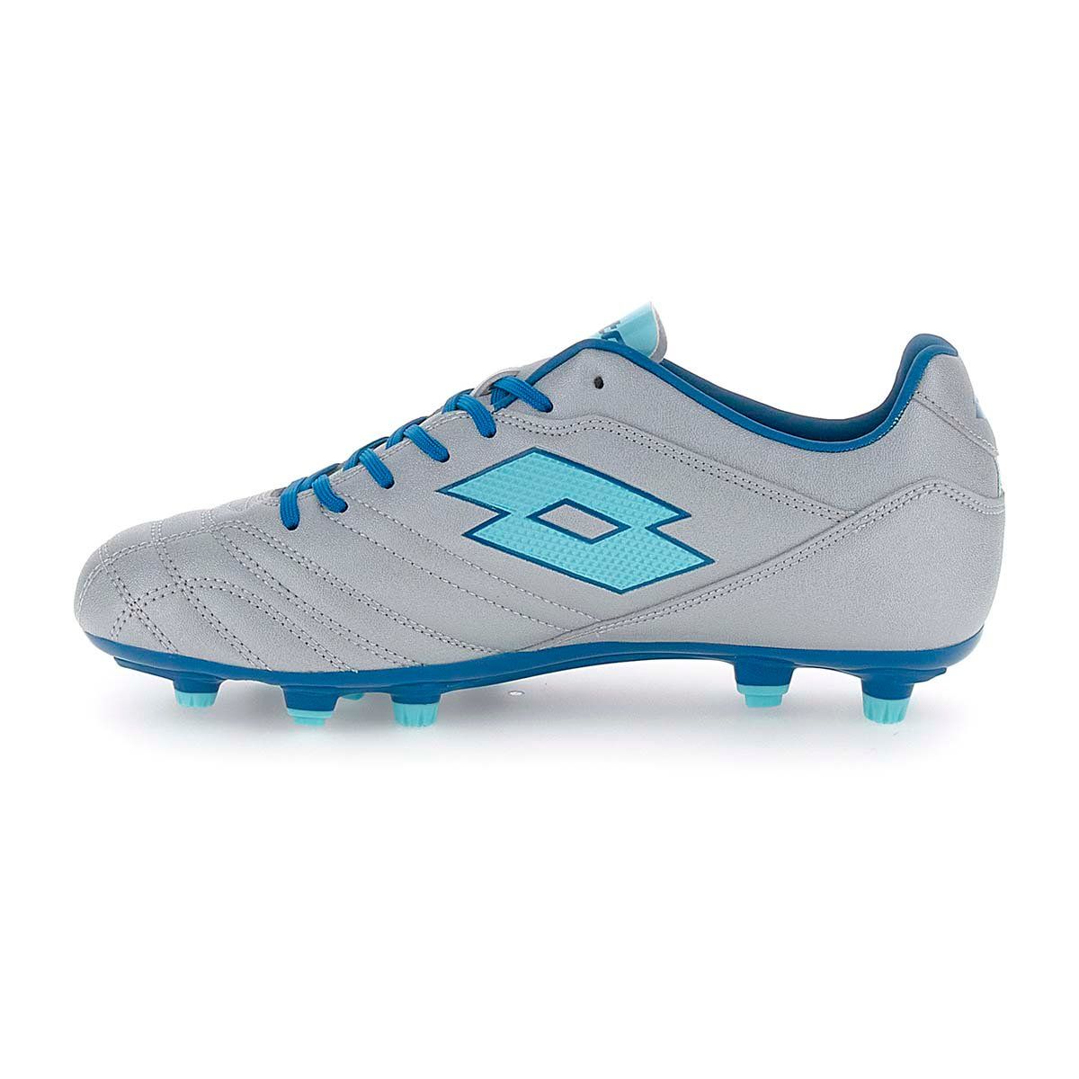 LOTTO - Zapato de Fútbol Hombre Lotto - Stadio FG 705 Gris Azul - Gris - 43,5