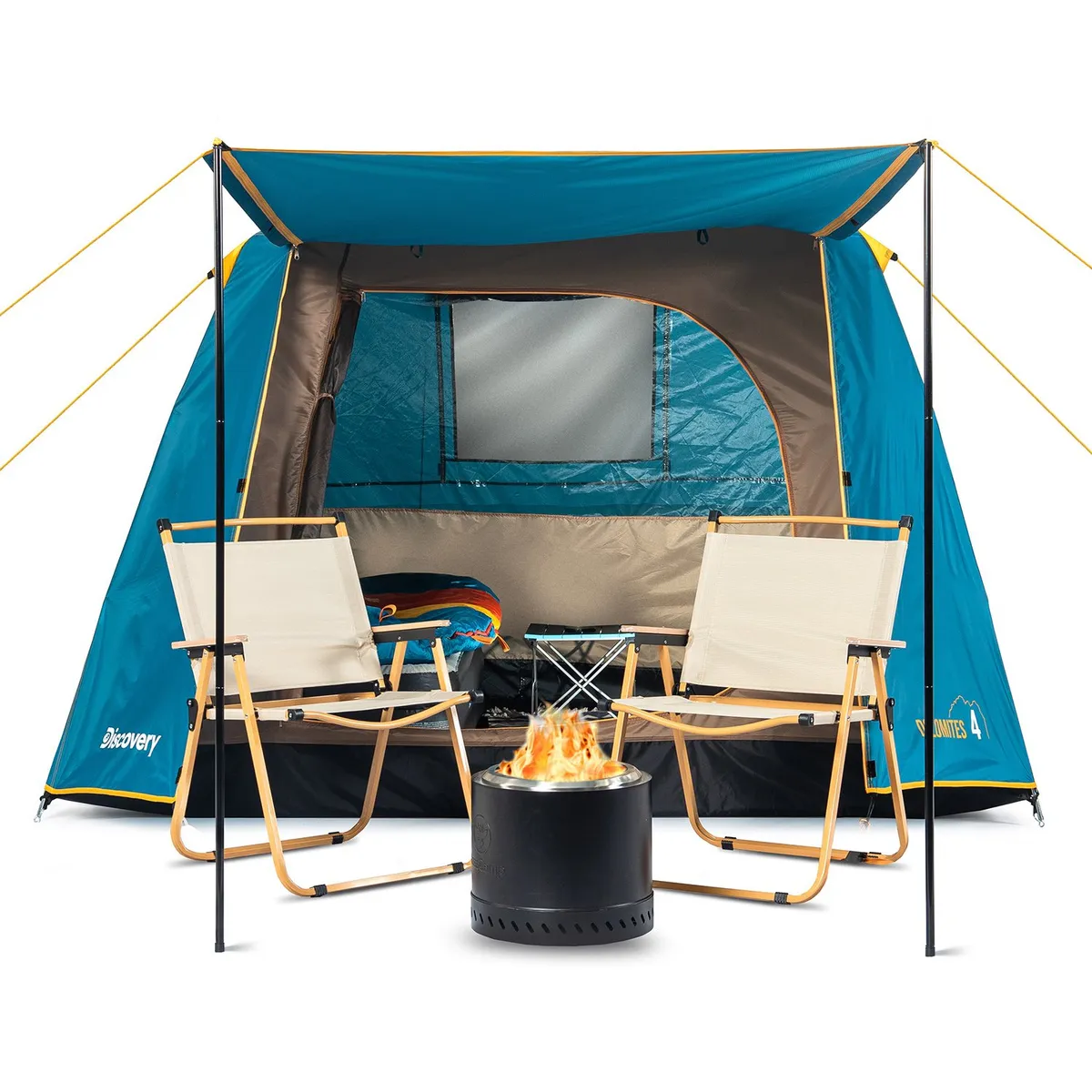DISCOVERY - Carpa Camping Dolomites 4, 4 personas techo largo 3000 mm
