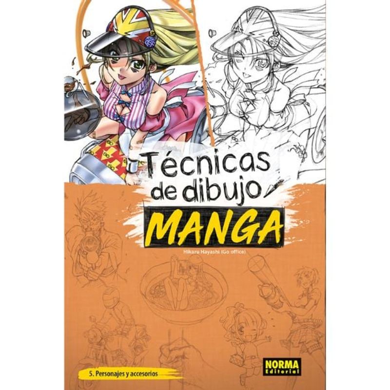 NORMA EDITORIAL - Técnicas De Dibujo Manga 5 Personajes Y Accesorios