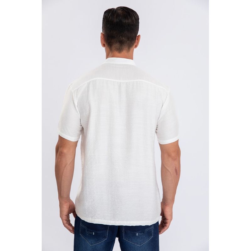MPROPIA - Camisa Verano Manga Corta Hombre Cuello Mao Casual Fashion 153