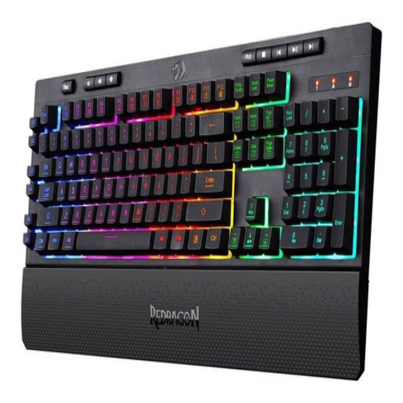 REDRAGON - Teclado Gamer Redragon Shiva K512-rgb  Usb  Anti-ghosting