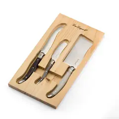 LOU LAGUIOLE - SET 3 CUCHILLOS PARA QUESO TRADITION LAGUIOLE