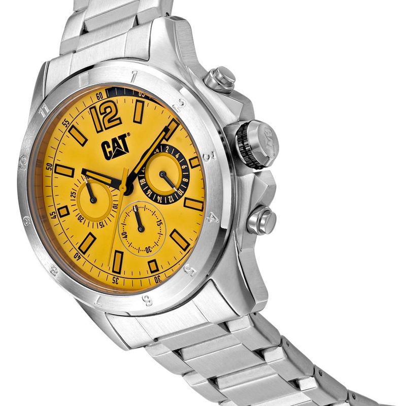 CAT - Reloj Cat Hombre YW-143-11-731 Big Twist 24 Chrono - Plateado.-