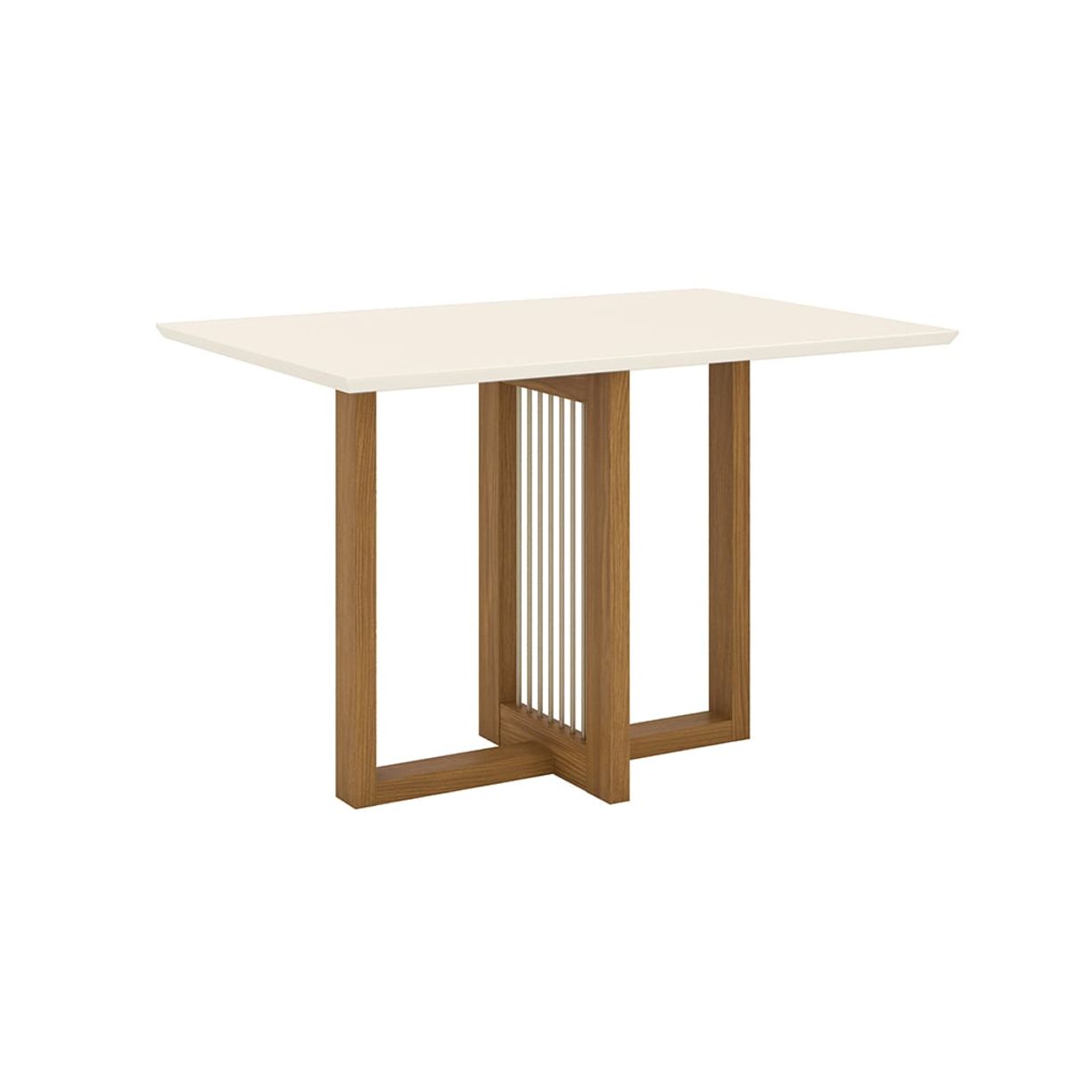 HOME MOBILI - Juego Comedor 4 Sillas Eden Marron
