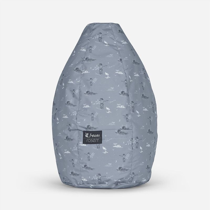 ROSEN - Cojín Sandbag Outdoor Luau Froens Celeste