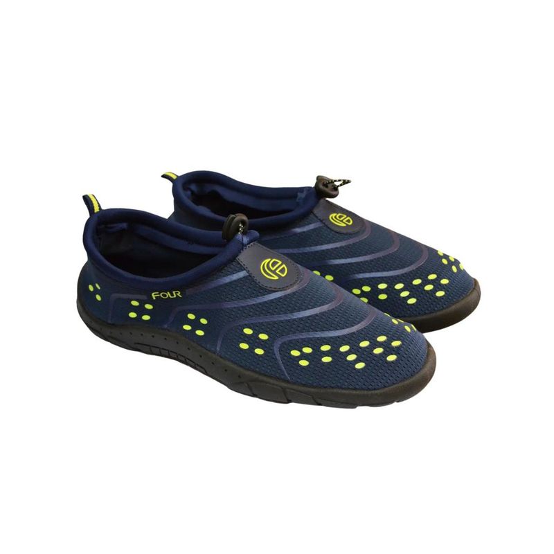 FOUR - Zapatillas de Agua Four Azul Marino Verde Lima