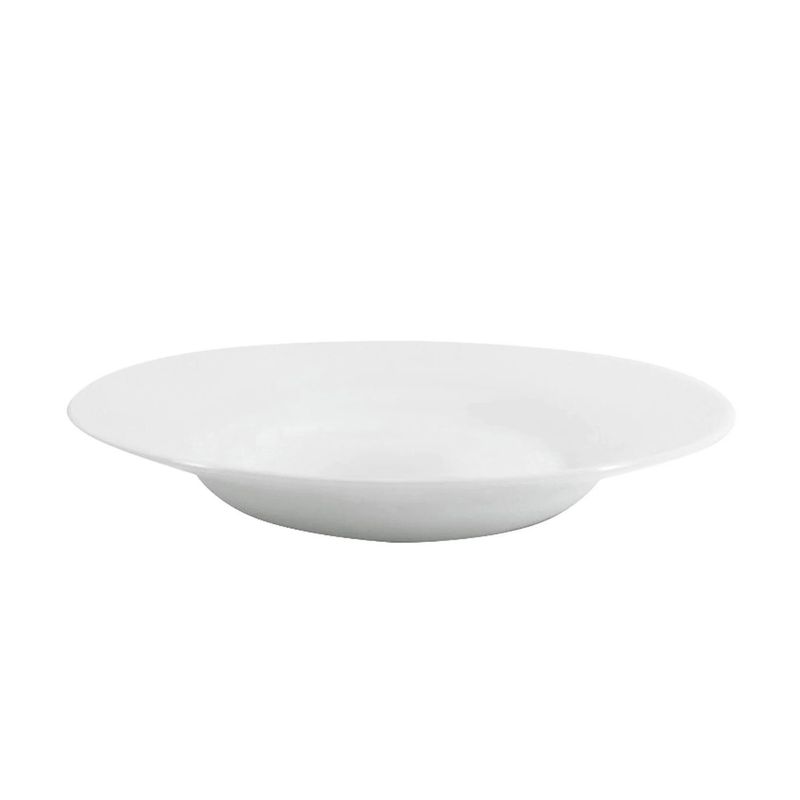 MARINEX - Plato Hondo Opaline 23cm Marinex Vidrio Resistente Blanco