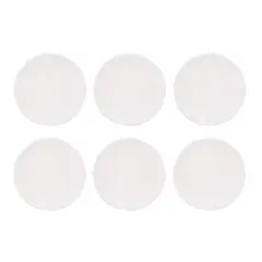 HALLEN - Set De 6 Platos Entrada Coupe 20cm Porcelana Blanca