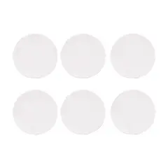 HALLEN - Set De 6 Platos Buffet Coupe 22cm Porcelana Blanca