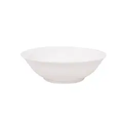 HALLEN - Ensaladera De 22.5cm Porcelana Resistente Blanca