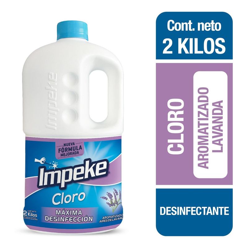 GENERICO - Cloro 2 Kg Aroma Lavanda Impeke