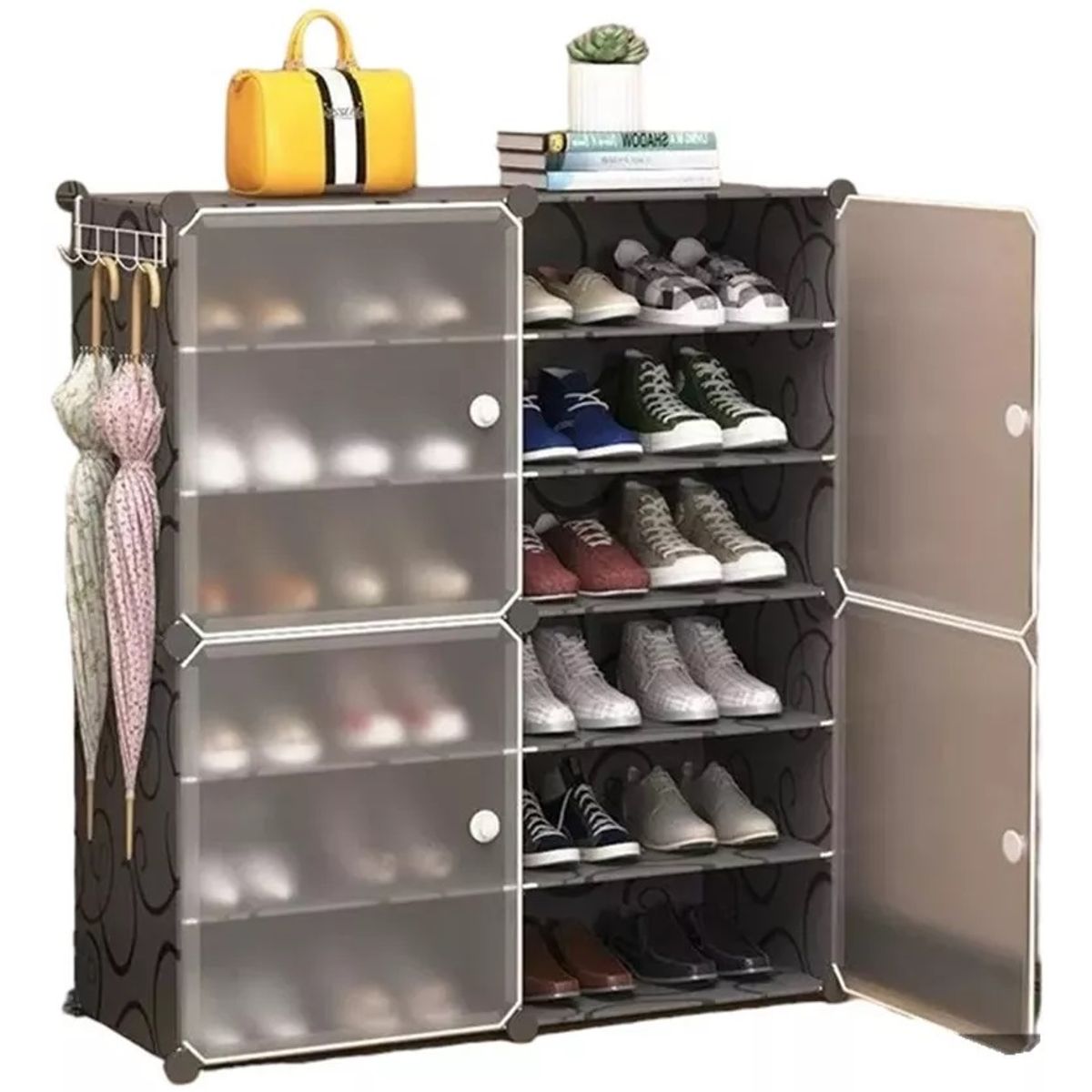 GENERICO - Zapatero Organizador De Zapatos 2 Pisos Estrecho 8 Pares