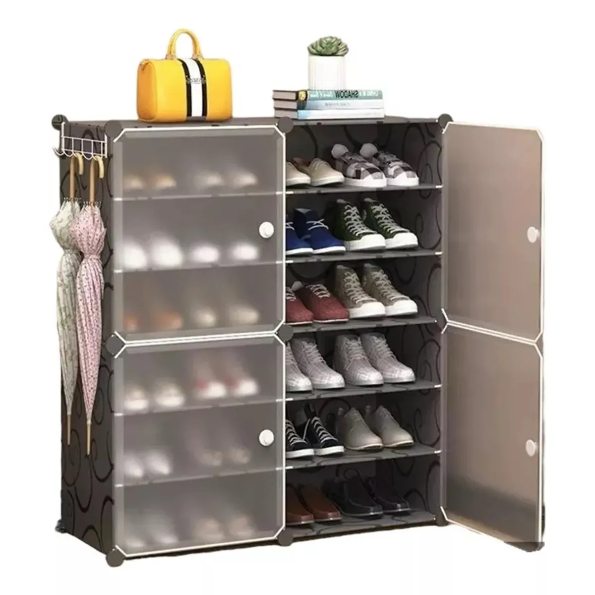 GENERICO - Zapatero Organizador De Zapatos 2 Pisos Estrecho 8 Pares