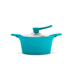 BOHLIER - Cacerola 20cm De Aluminio Calipso Tapa De Vidrio
