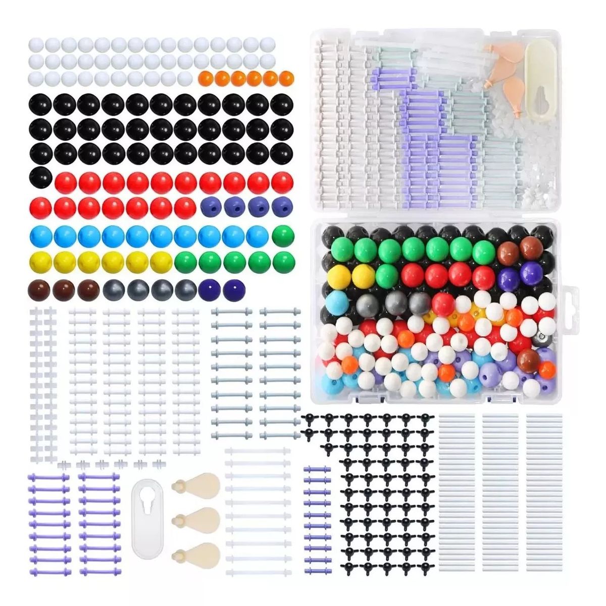 GENERICO - Kit De Modelos Moleculares Químicos De 440 Piezas Con Juego