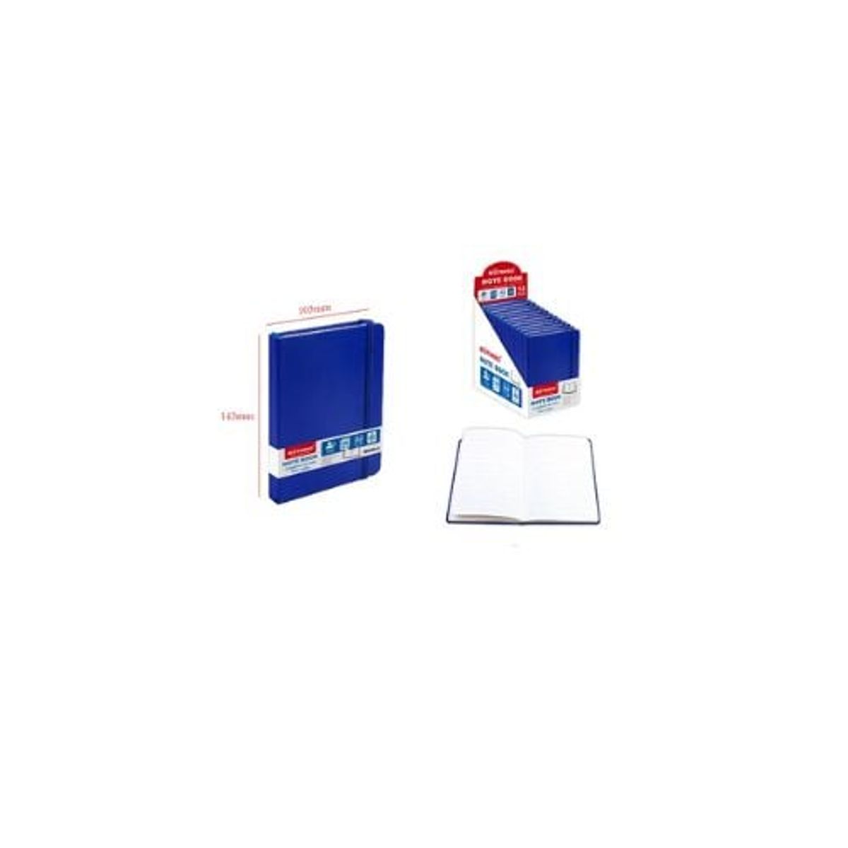 GENERICO - Libreta De Nota Azul 100 Hojas