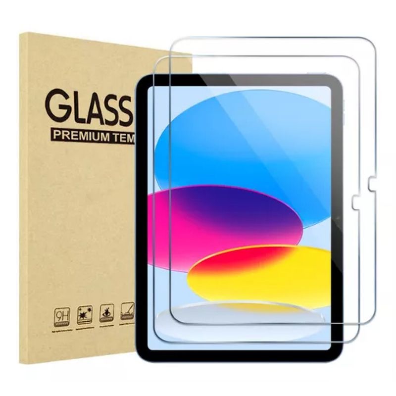 GENERICO - Pack Láminas De Vidrio Para iPad de 10.9 Decima Generacion
