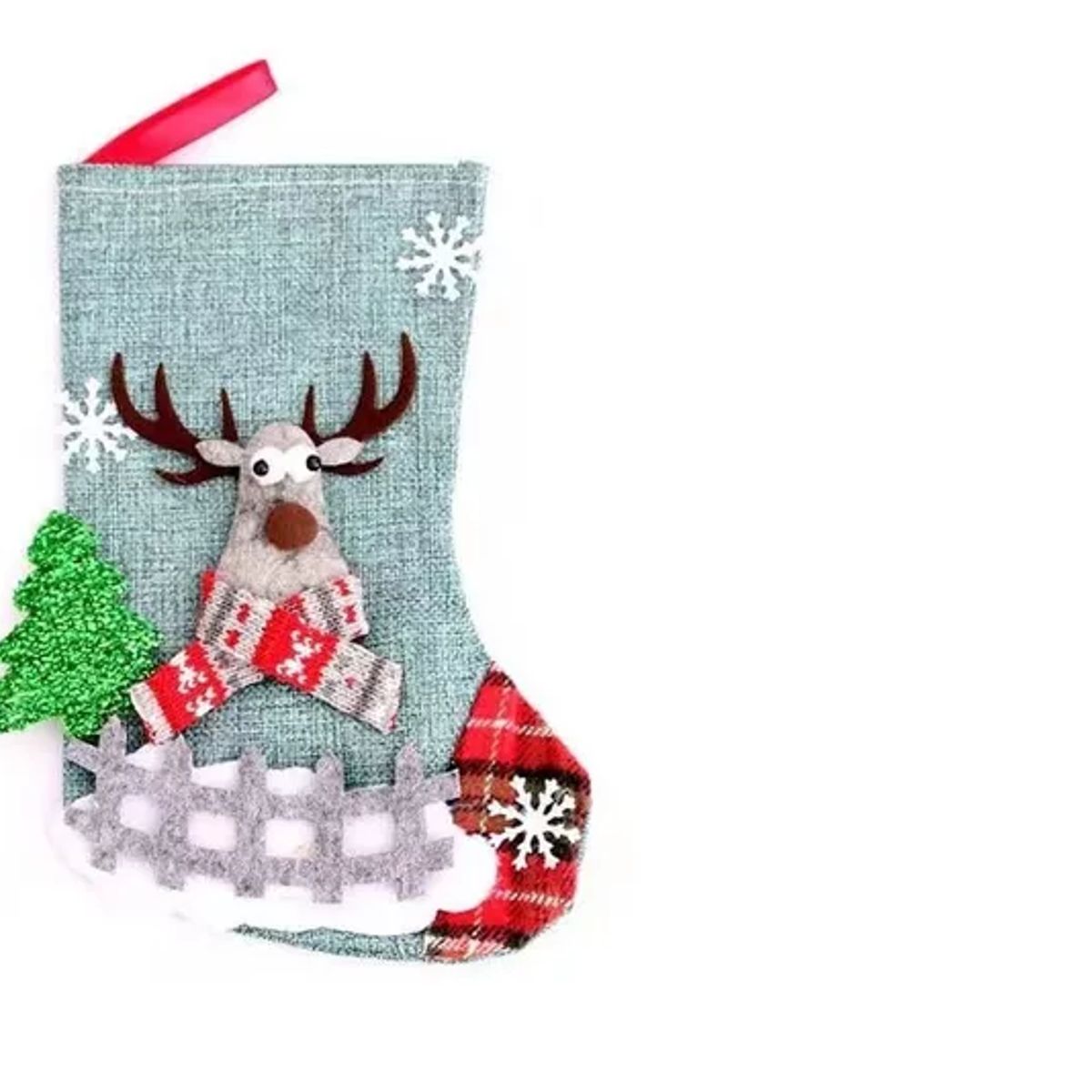 GENERICO - Bota Navideña De 23 X 15 Cm, Pack Decoracion Navideña