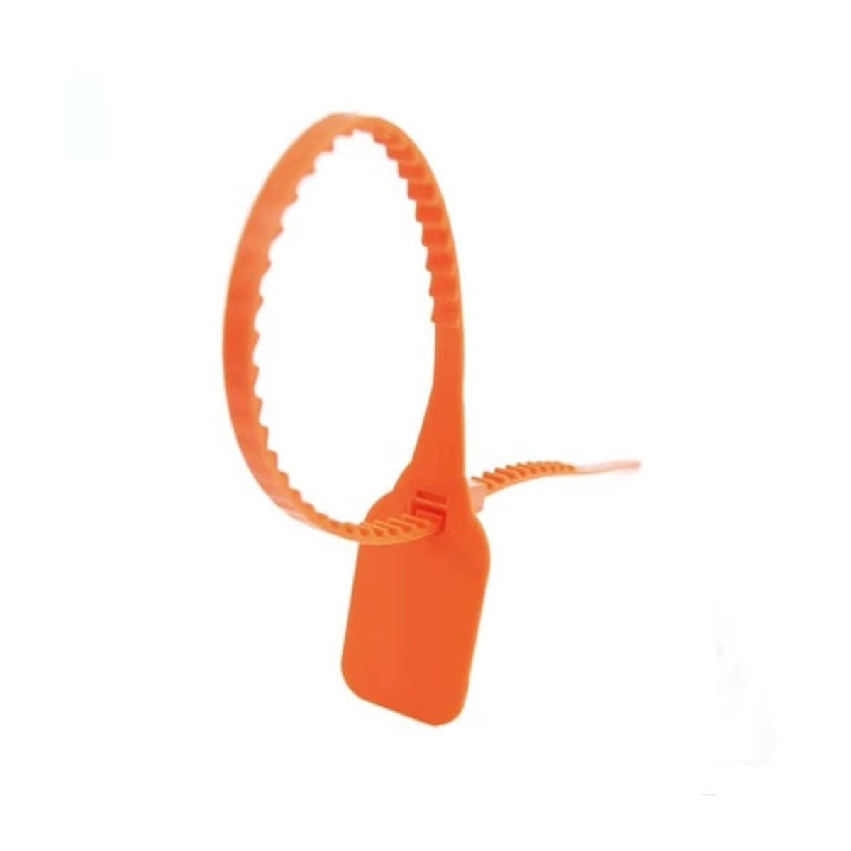 GENERICO - Sello de Seguridad Plástico Ajustable 360mm 100un Naranjo