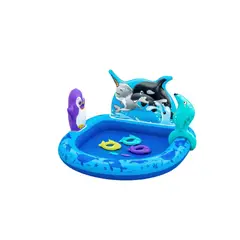 BESTWAY - Piscina Inflable Ártico - Centro juegos 84 L - 73x134x131 cm