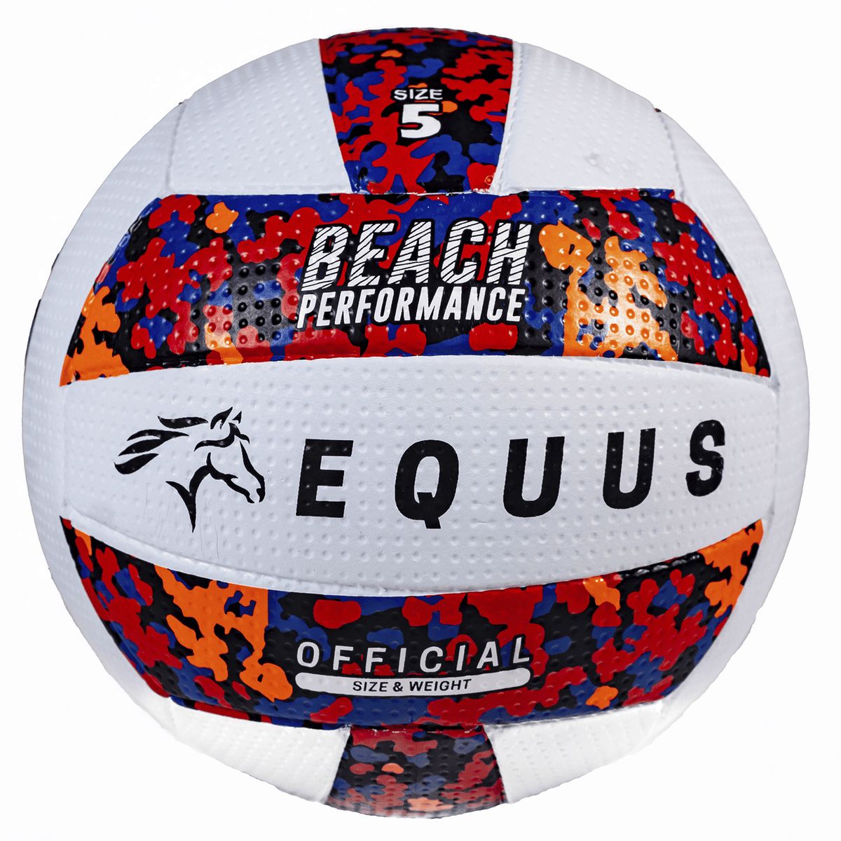 EQUUS - Balón Vóleibol Equus Beach N°5 BlancoRojo