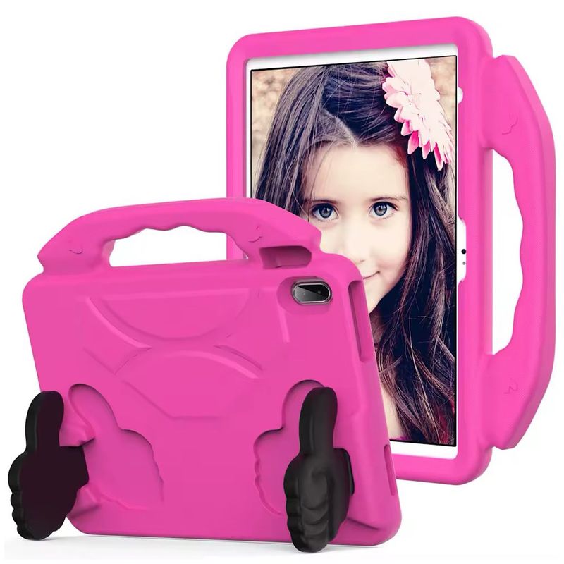 GENERICO - Carcasa Para iPad 10.9 Decima Gen - Niños Antigolpe Rosado