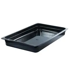 GENERICO - Recipiente GN policarbonato 1/1 x 10 cm Negro