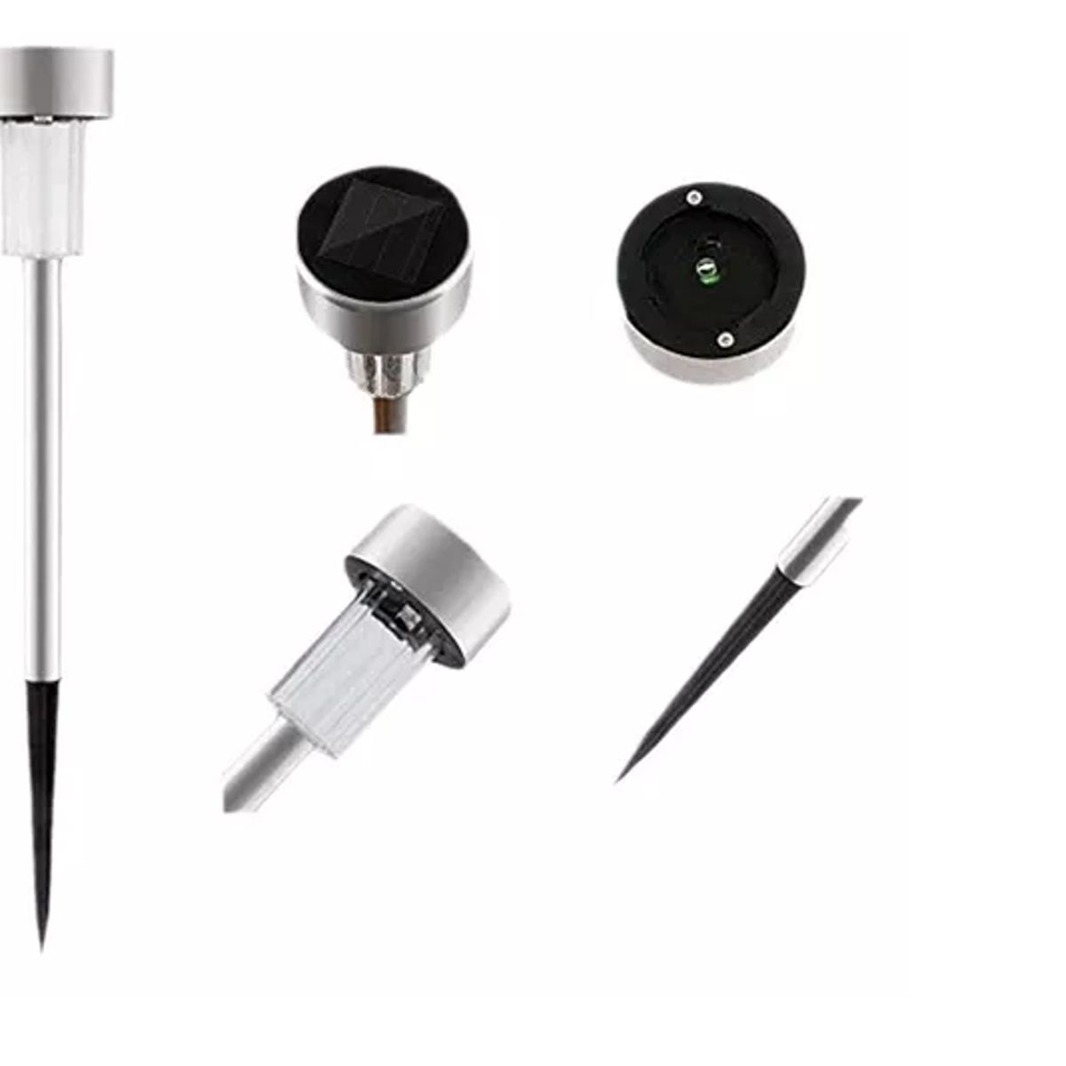 GENERICO - Pack 12 Estacas Solares De Camino Para Jardín Impermeables