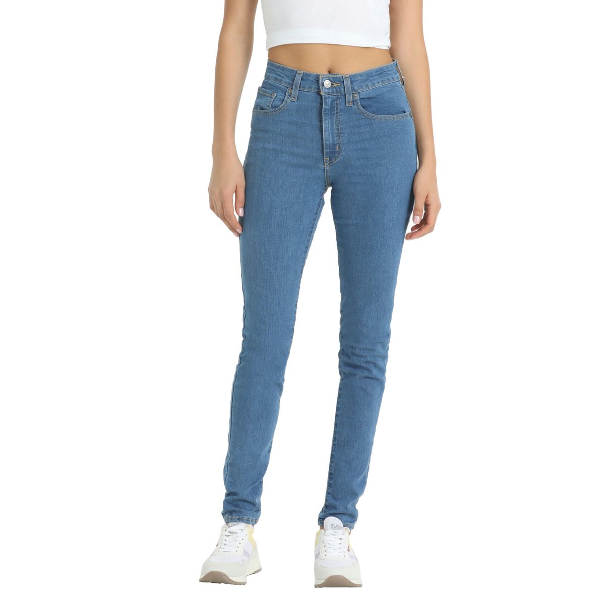 LEVIS - Jeans Mujer 721 High Rise Skinny Azul Levis